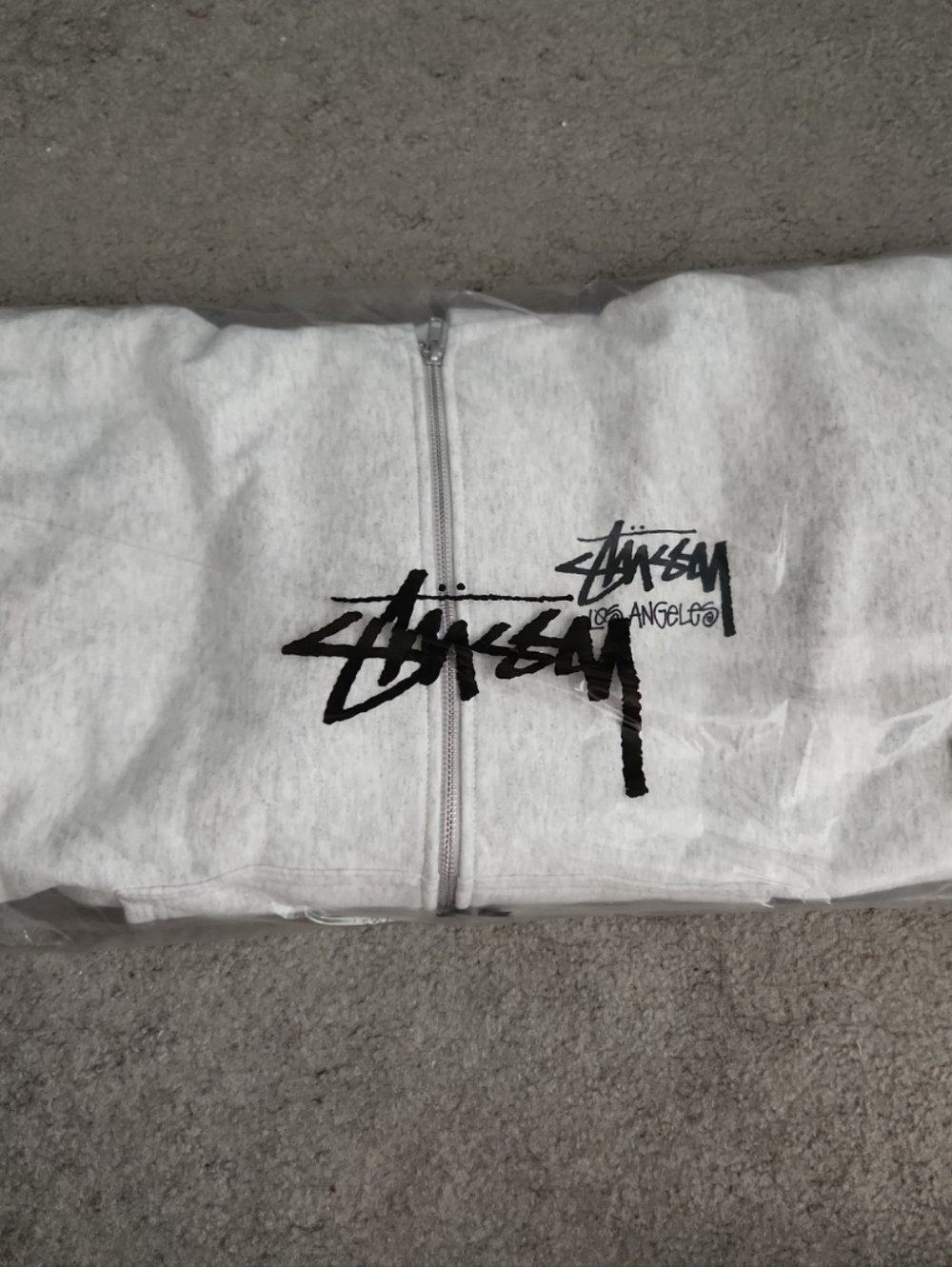 Stussy Exclusive Los Angeles California Chapter Zip Up Hoodie Unisex - Picture 2 of 5